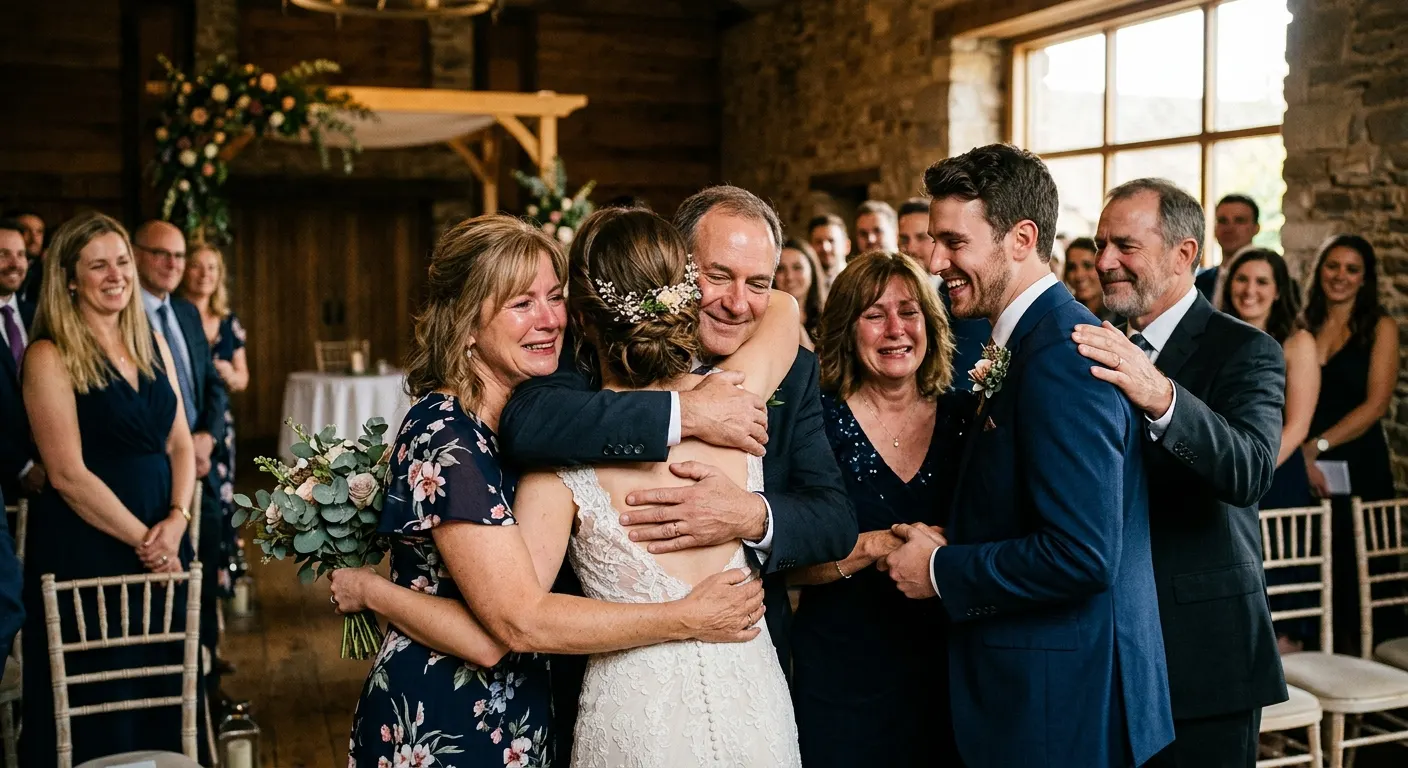 Couple portrait after ceremony