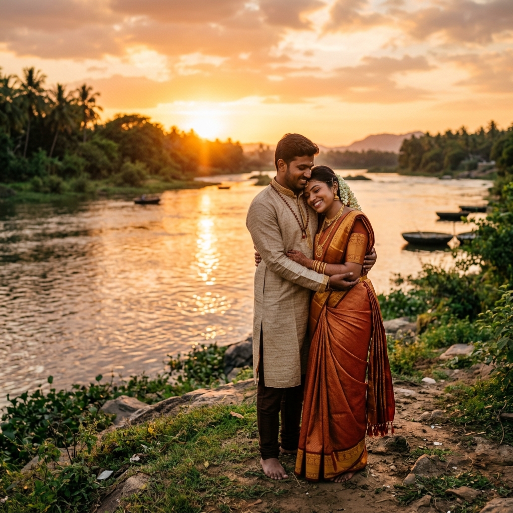 Cinematic pre wedding photography