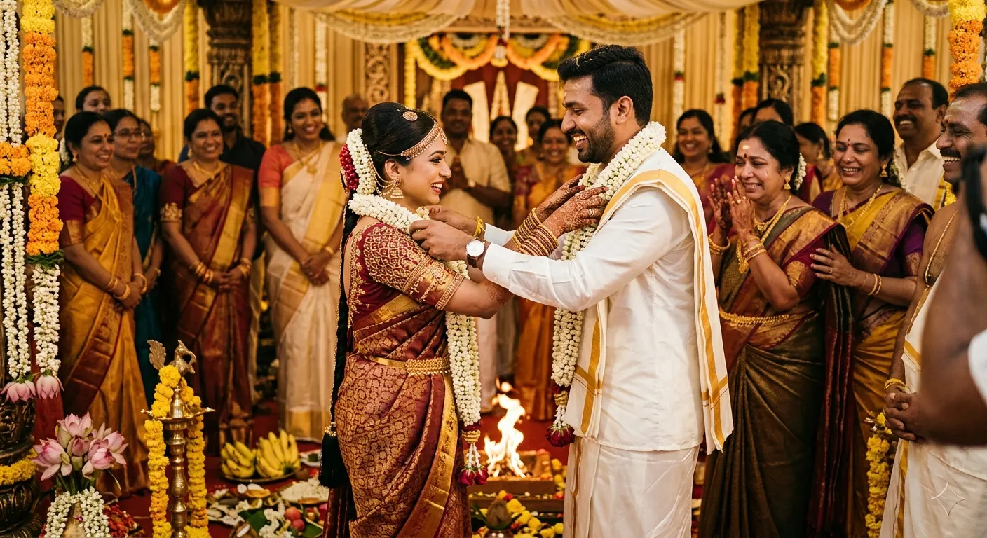Tamil wedding photography session